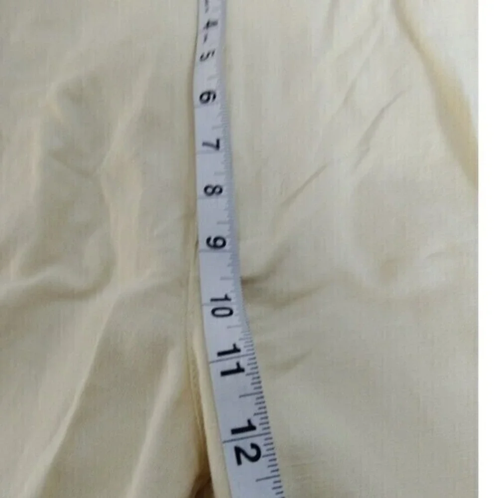 Club Room‎ Linen Cotton Shorts Pleated Cuffed Khaki Beige Mens Size 38